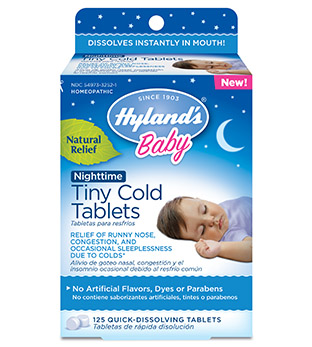 Hyland's Baby Nighttime Tiny Cold Tablets