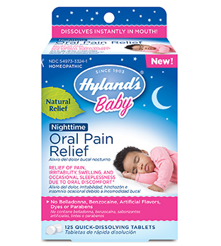 Hyland’s Baby Nighttime Oral Pain Relief Tablets